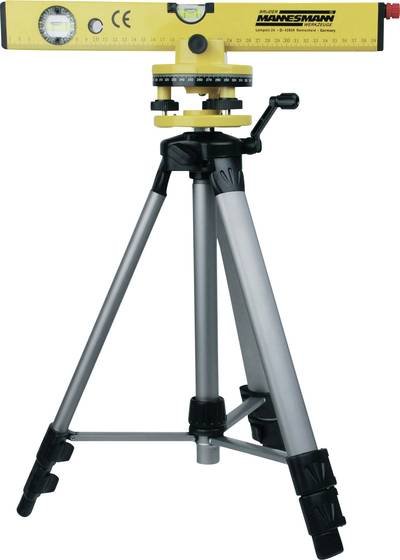 Brüder Mannesmann M81110 Laser-Wasserwaage inkl. Stativ 40 cm 30 m 0.5 mm/m