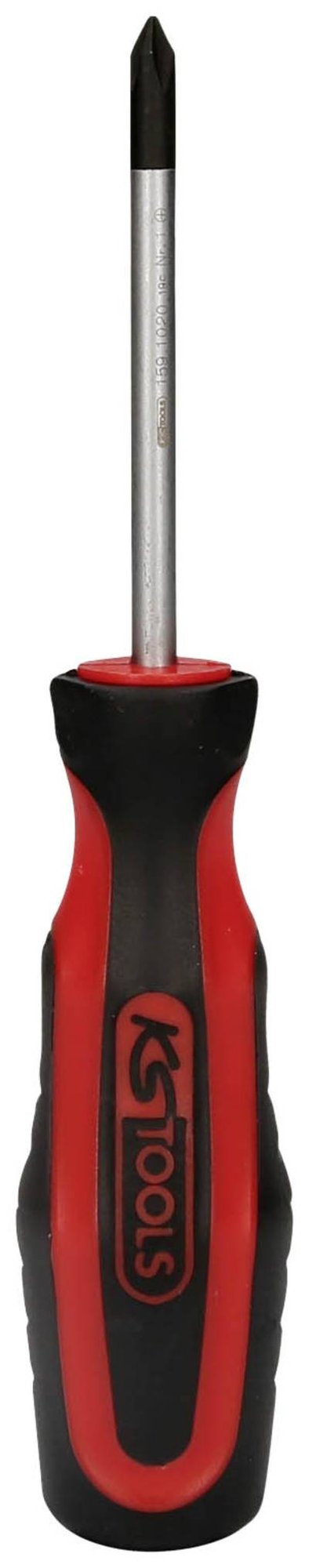 KS Tools 159.1020 1591020 Kreuzschlitz-Schraubendreher PH 1 DIN ISO 8764