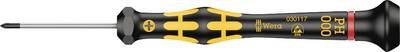 Wera 1550 PH Kraftform Micro 05030117001 ESD Kreuzschlitz-Schraubendreher PH 000 Klingenlänge: 40 mm