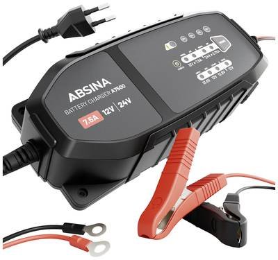Absina 301015 Automatikladegerät 12 V, 24 V 7.5 A