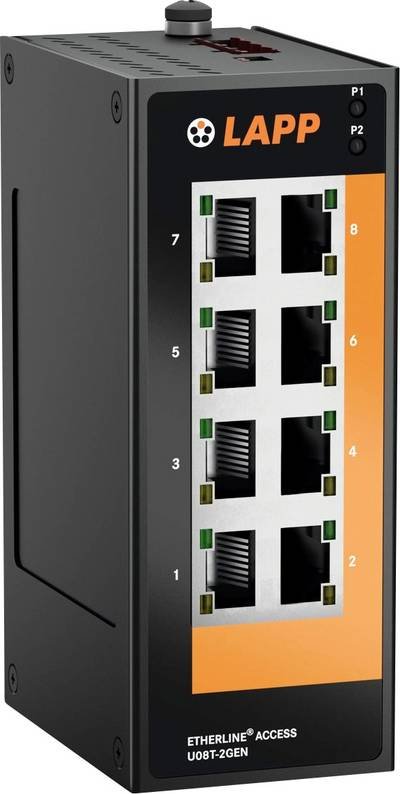 LAPP ETHERLINE® ACCESS U08T-2GEN Industrial Ethernet Switch