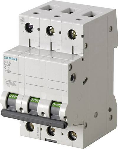 Siemens 5SL43026 5SL4302-6 Leitungsschutzschalter 3polig 2 A 400 V