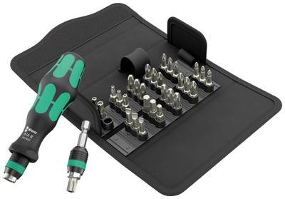 Wera Kraftform Kompakt 70 Universal 05057113001 Bit-Set 32teilig Kreuzschlitz Phillips, Kreuzschlitz Pozidriv, TORX BO,