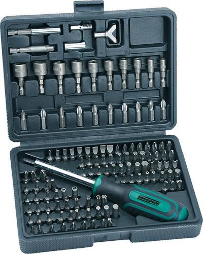 Brüder Mannesmann M29896 M29896 Bit-Set 122teilig