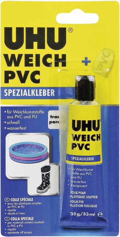 UHU WEICH PVC Kunststoffkleber 46655 30 g