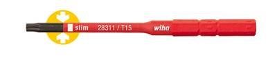 Wiha SlimBit electric VDE Innen-TORX Wechselklinge T 20 75 mm Passend für (Serie Schraubendreher) Wiha Torque