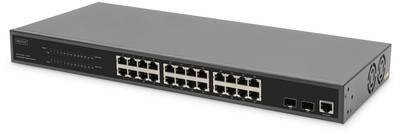Digitus DN-95359 19 Zoll Netzwerk-Switch DN-95359 24 + 2 Port 10 / 100 / 1000 MBit/s PoE-Funktion