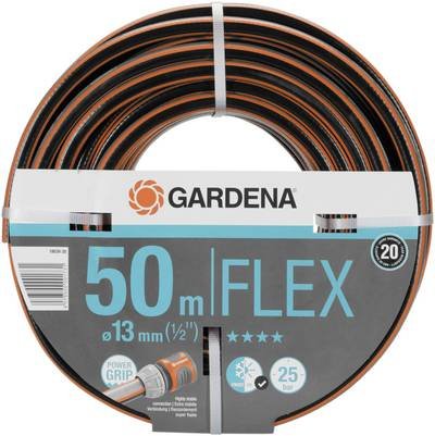 GARDENA 18039-20 Gardena Comfort FLEX - Schlauch - 50 m - Schwarz 13 mm 50 m 1/2 Zoll 1 St. Schwarz, Orange Gartenschlau