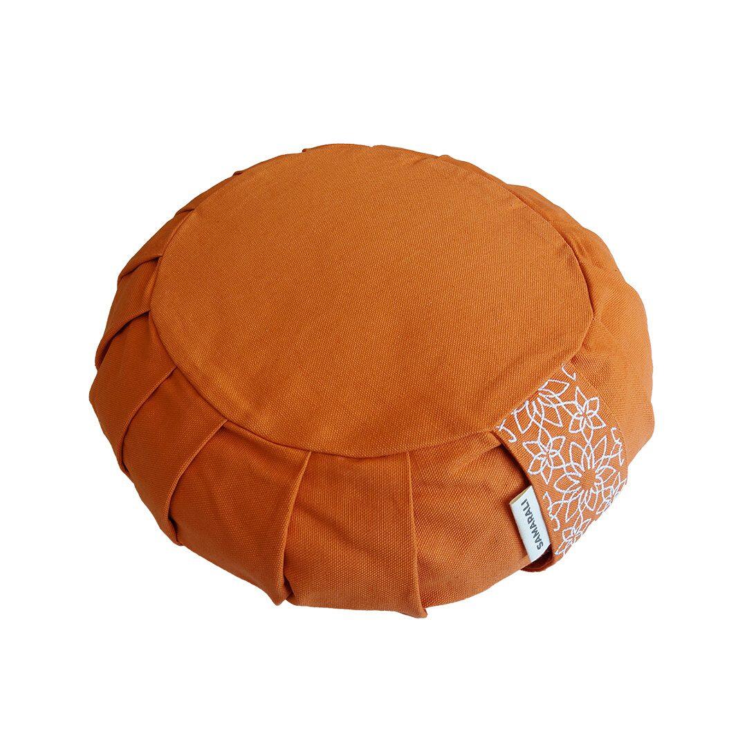 SAMARALI Cojín de Meditación Zafu Naranja