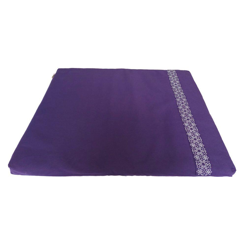 SAMARALI Alfombra de Meditación Zabuton Morado