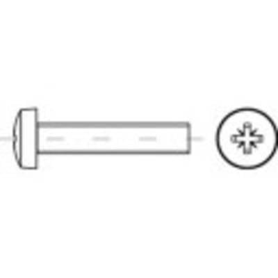 TOOLCRAFT 1068629 Linsenschrauben M4 8 mm Kreuzschlitz Pozidriv DIN 7985 Edelstahl A2 1000 St.