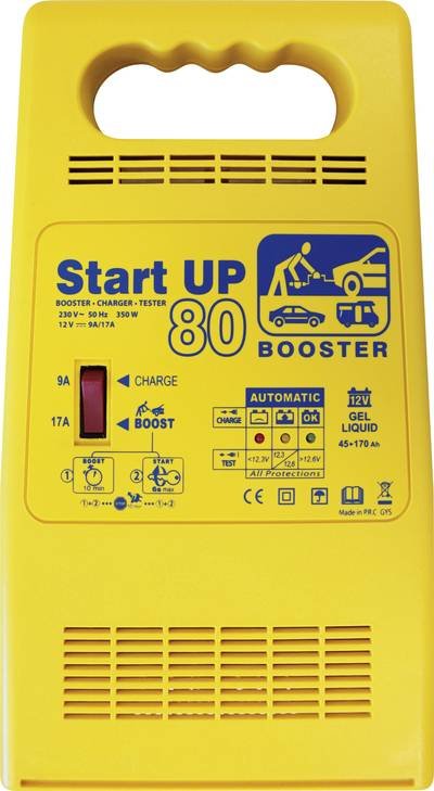 GYS START UP 80 024922 Automatikladegerät, Kfz-Batterietester, Schnellstartsystem 12 V 25 A