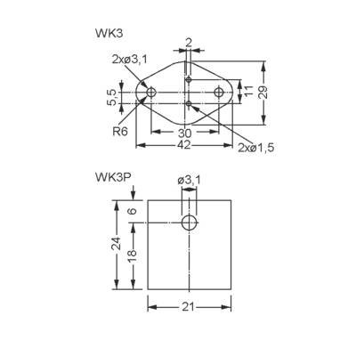 Fischer Elektronik WK3 Wärmeleitfolie selbstklebend 200 µm 0.9 W/mK (L x B) 11 mm x 8 mm
