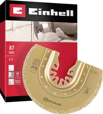 Einhell 708078 Sägeblatt halbrund HM, 87mm Hartmetall, HCS Sägeblatt Sägeblatt 87 mm 1 St.