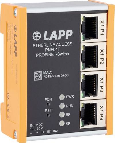 LAPP ETHERLINE® ACCESS PNF04T Industrial Ethernet Switch