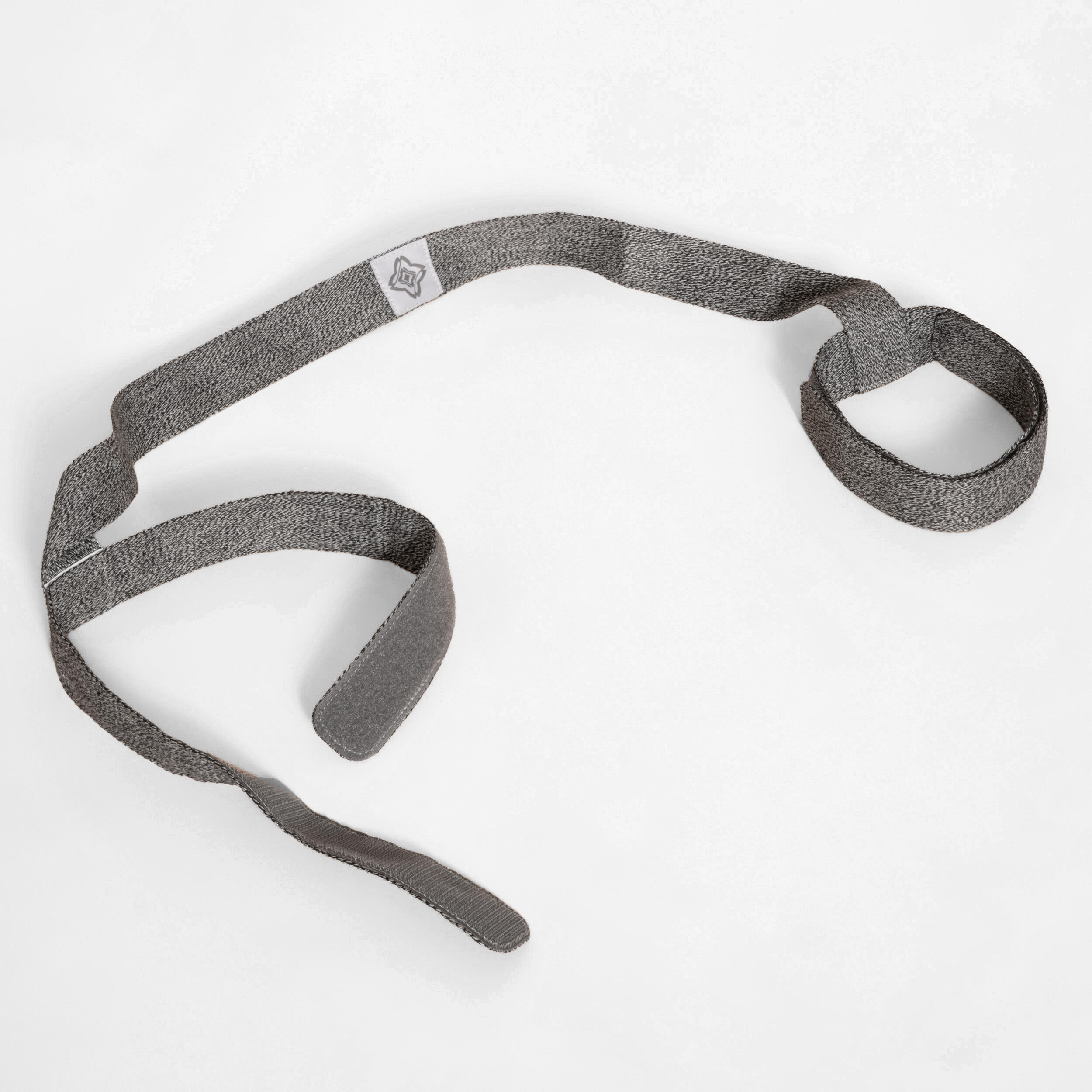 KIMJALY Correa Ajustable Esterilla Yoga Gris Jaspeado