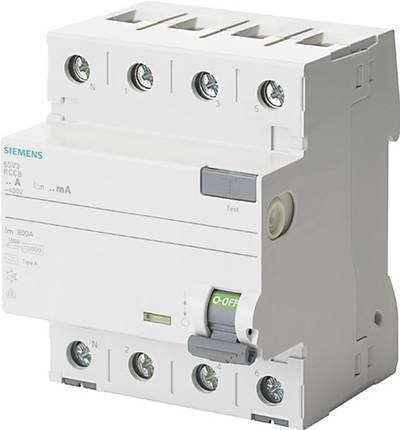 Siemens 5SV36426KL 5SV3642-6KL FI-Schutzschalter A 4polig 25 A 0.3 A 400 V