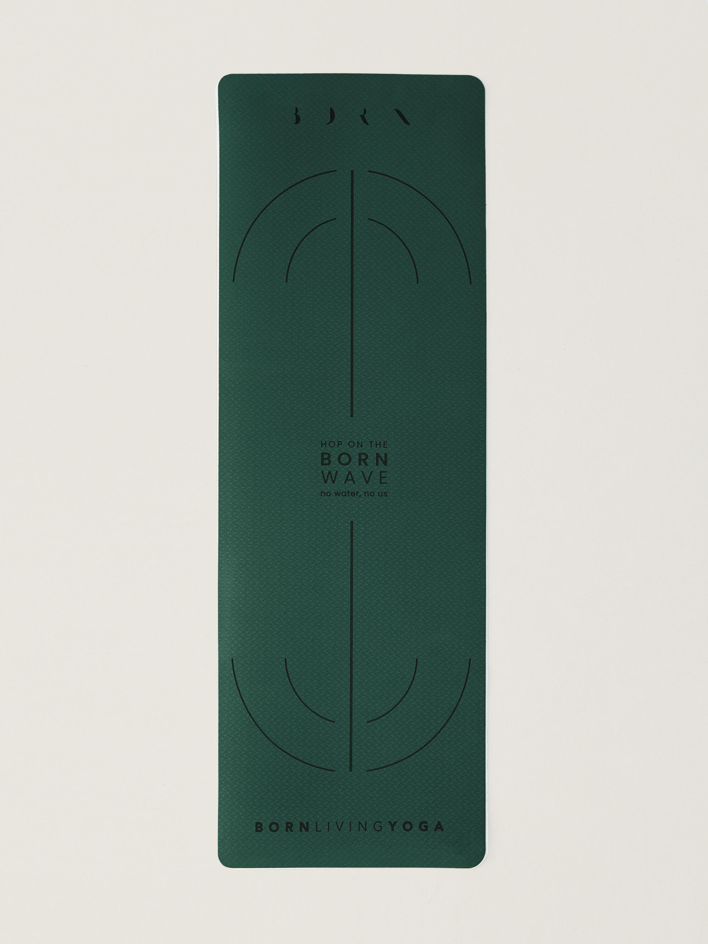 BORN LIVING YOGA Esterilla de Yoga Mat Wave 6mm