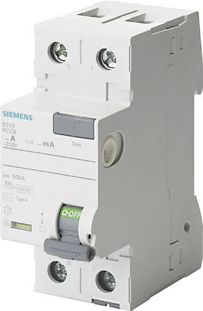 Siemens 5SV34146KL 5SV3414-6KL FI-Schutzschalter A 2polig 40 A 0.1 A 230 V