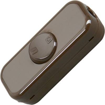 Kopp 193606003 Schnurschalter Braun 1 x Aus/Ein 10 A 1 St.