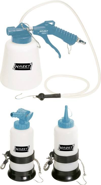 Hazet 4969-1/3 3tlg. Pneumatischer Bremsen-Entlüftungs-Satz