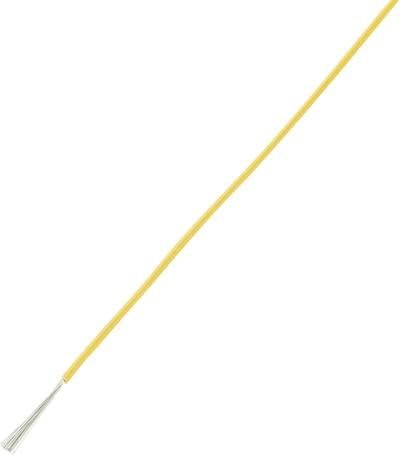 TRU COMPONENTS 1570176 Litze LiY 1 x 1 mm² Gelb 10 m