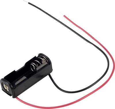 TRU COMPONENTS BH-511-4A Batteriehalter 1x Lady (N) Kabel