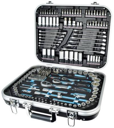 Brüder Mannesmann QUANTOOL Steckschlüsselsatz 1/4", 1/2", 3/8" 226teilig Q25000