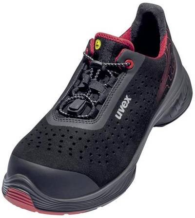 uvex 1 G2 6837243 ESD Sicherheitshalbschuh S1P Schuhgröße (EU): 43 Rot-Schwarz 1 Paar