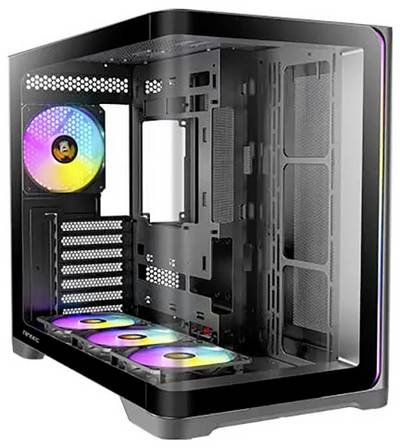 Antec 0-761345-10225-4 Midi-Tower PC-Gehäuse Schwarz 4 vorinstallierte Lüfter
