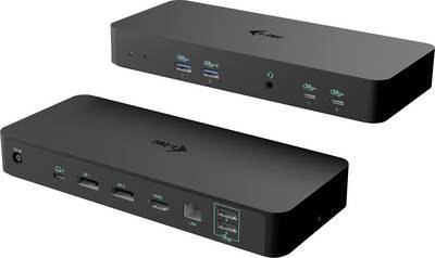 i-tec USB-C® Dockingstation C31INTGTRI4KDOCPD USB-C® Power Delivery, inkl. Kensington-Schloss