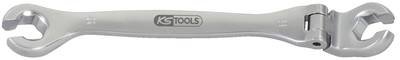 KS Tools 518.0379 CHROMEplus Offener Doppel-Ringschlüssel mit Gelenk, 9mm