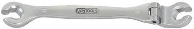 KS Tools 518.0378 CHROMEplus Offener Doppel-Ringschlüssel mit Gelenk, 8mm