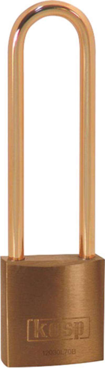 Kasp K12030L70BD Vorhängeschloss 30 mm Goldgelb Schlüsselschloss