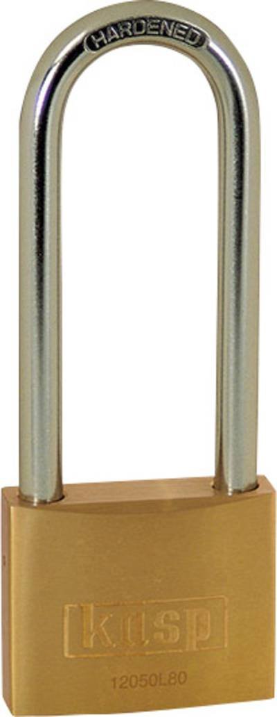 Kasp K12050L80D Vorhängeschloss 50 mm Goldgelb Schlüsselschloss