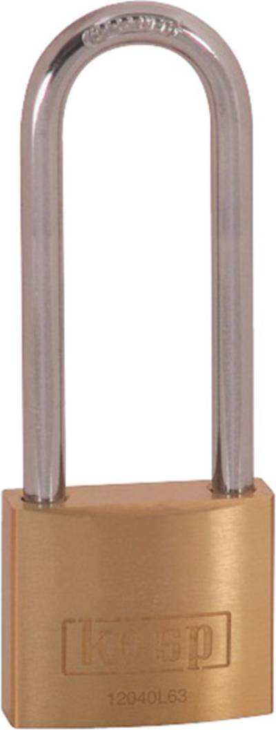 Kasp K12040L63D Vorhängeschloss 40 mm Goldgelb Schlüsselschloss