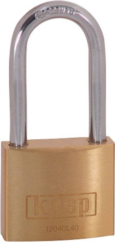 Kasp K12040L40D Vorhängeschloss 40 mm Goldgelb Schlüsselschloss
