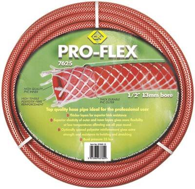 C.K G762615 Pro-Flex 19 mm 15 m 3/4 Zoll 1 St. Rot Gartenschlauch