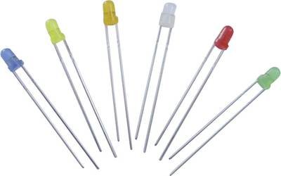Thomsen LED-3-BLINK-GELB-330 LED bedrahtet Gelb Rund 3 mm 330 mcd 60 ° 20 mA