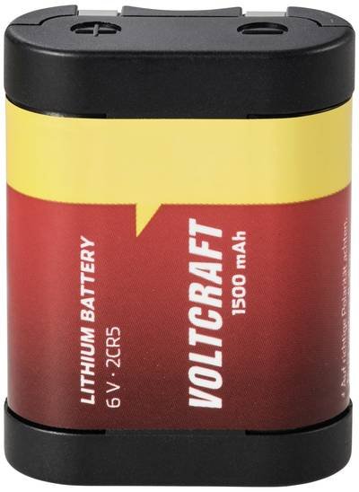 VOLTCRAFT Fotobatterie 2CR5 Lithium 1500 mAh 6 V 1 St.
