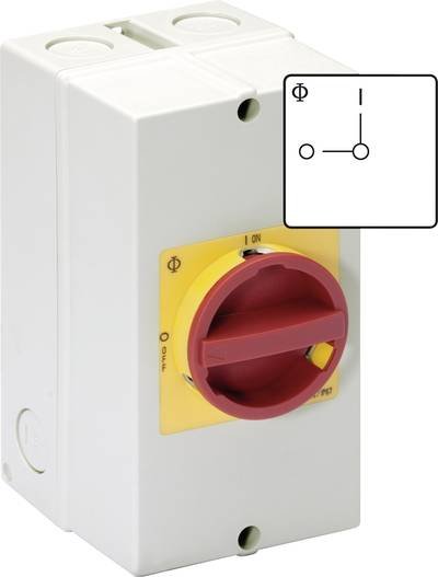 Kraus & Naimer KG20.T203/40.KL51V Reparaturschalter absperrbar 25 A 1 x 90 ° Rot, Gelb 1 St.