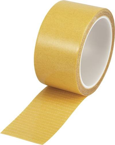TOOLCRAFT 9027-500/10M 1564023 Doppelseitiges Klebeband Klar (L x B) 10 m x 50 mm 1 St.