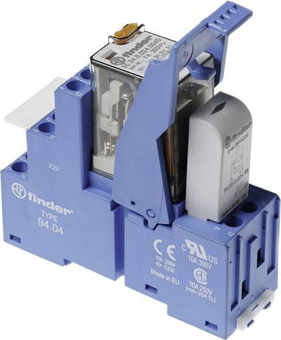 Finder 58.34.8.024.0060 Relaisbaustein Nennspannung: 24 V/AC Schaltstrom (max.): 7 A 4 Wechsler 1 St.