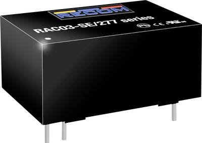 RECOM RAC03-05SE/277 AC/DC-Printnetzteil 5 V 3 W