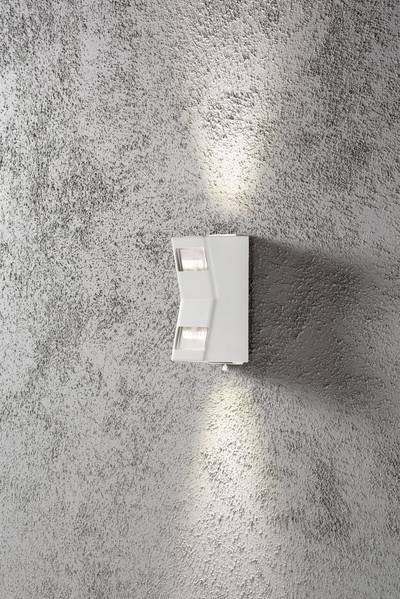 Konstsmide Potenza 7956-250 Außenwandleuchte LED GU10 12 W Weiß
