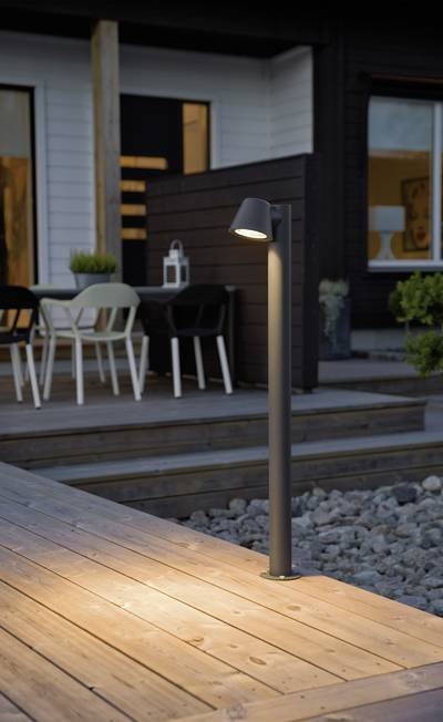Konstsmide Trieste 7524-370 Außenstandleuchte Halogen GU10 35 W Schwarz
