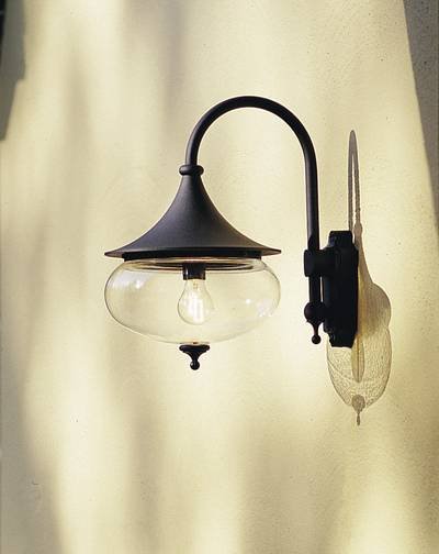 Konstsmide Mode II 619-750 Außenwandleuchte Energiesparlampe, LED E27 100 W Schwarz