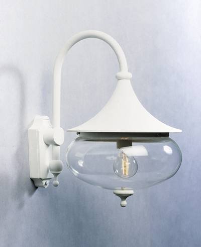 Konstsmide Libra 619-250 Außenwandleuchte Energiesparlampe, LED E27 100 W Weiß