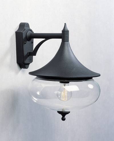 Konstsmide Libra 581-750 Außenwandleuchte Energiesparlampe, LED E27 100 W Schwarz