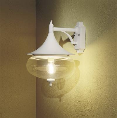 Konstsmide Libra 581-250 Außenwandleuchte Energiesparlampe, LED E27 100 W Weiß